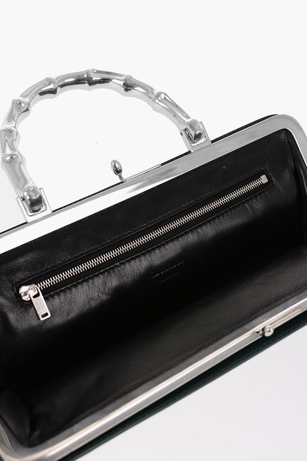 Jil Sander Leather Handbag with Clap Closure