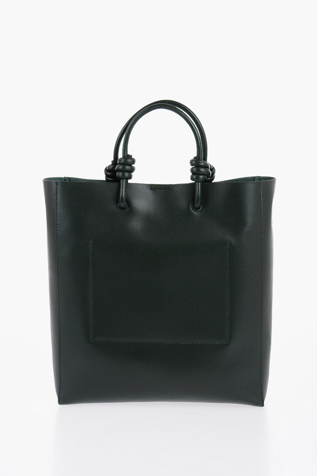 Jil Sander Leather Handbag with Knot Detail