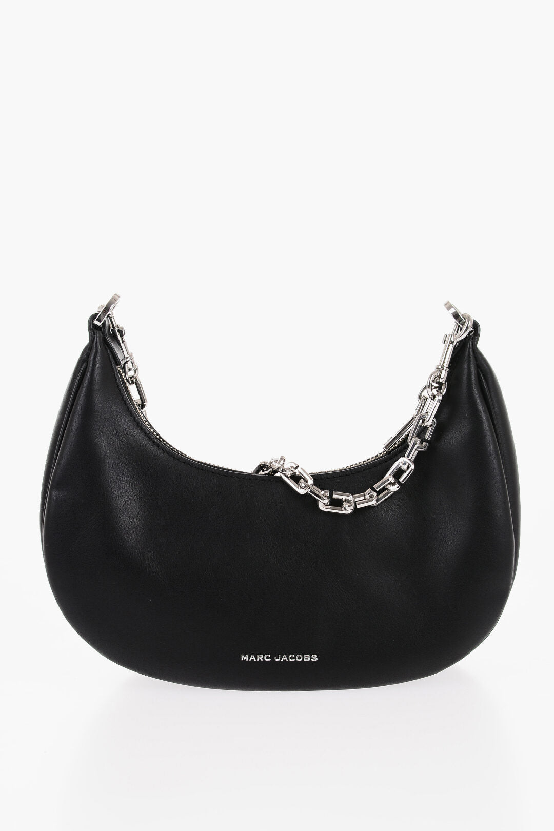 Marc Jacobs Leather Hobo Bag with Chain Shoulder Strap