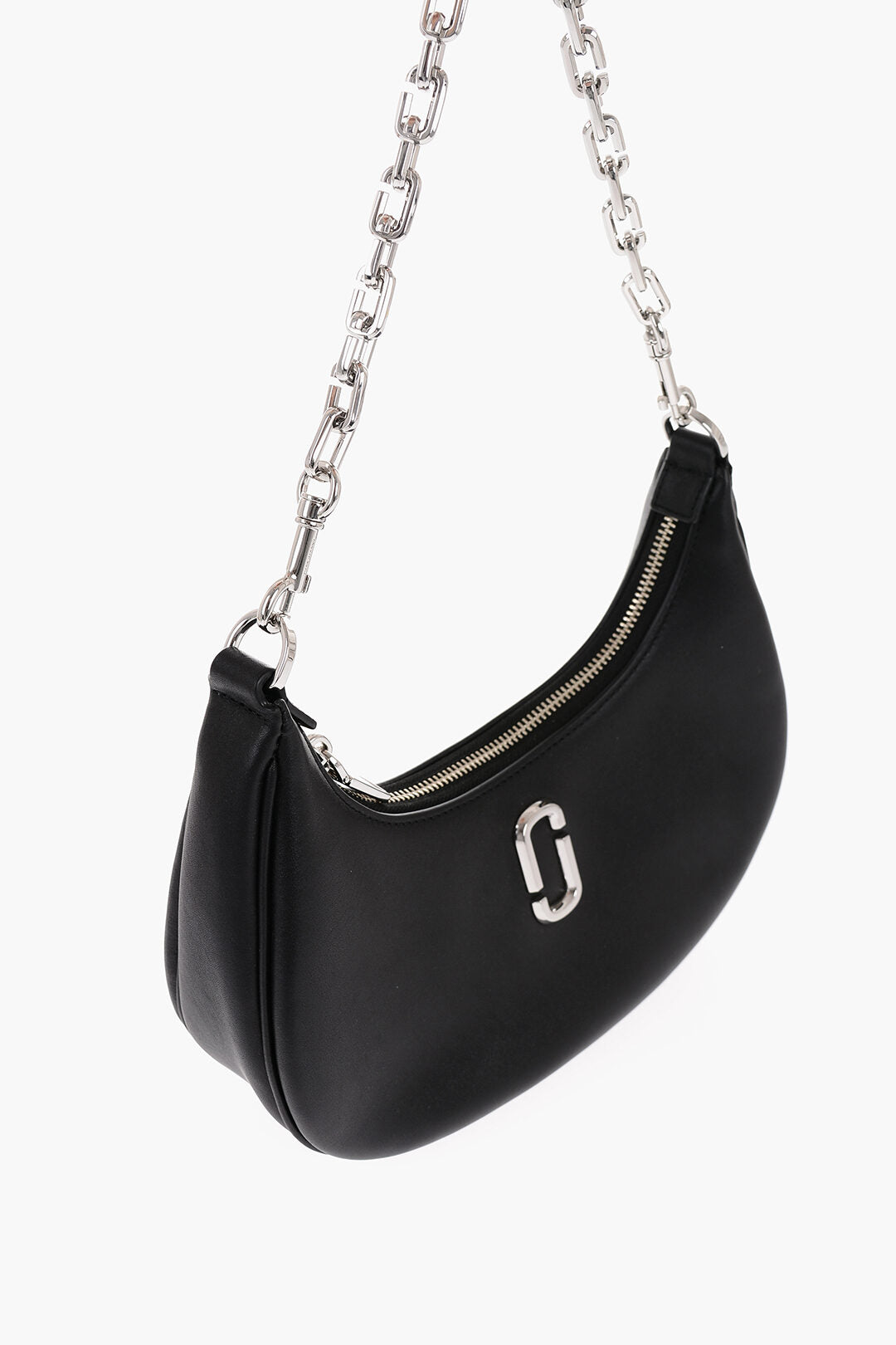 Marc Jacobs Leather Hobo Bag with Chain Shoulder Strap