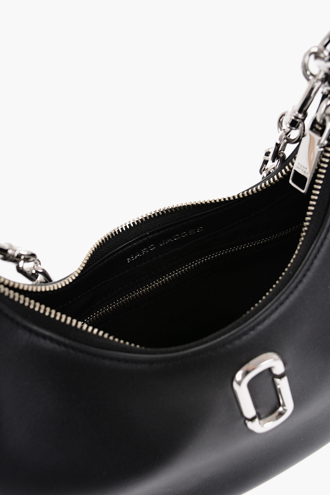 Marc Jacobs Leather Hobo Bag with Chain Shoulder Strap