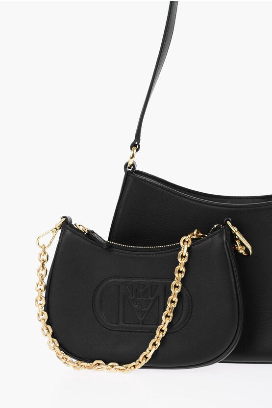 Bolso Hobo de Piel MCM con Detalle Extraíble Unica Talla única