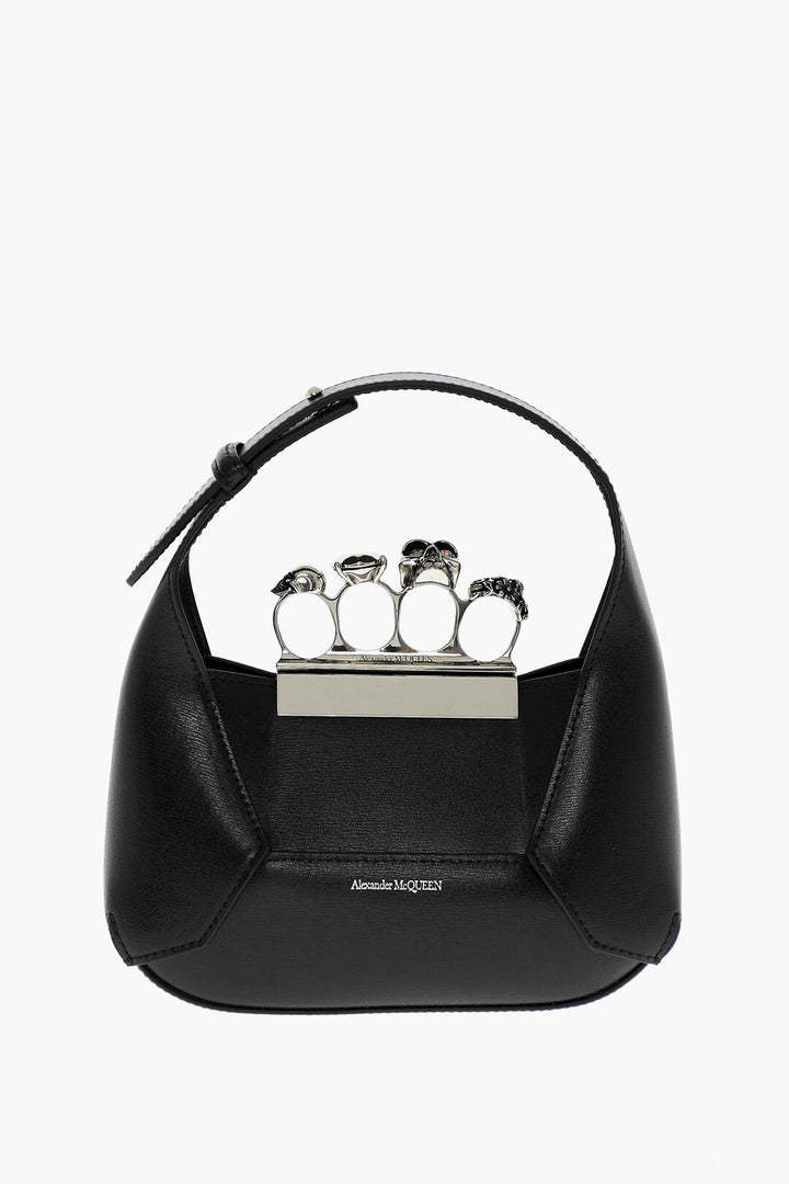 Alexander McQueen Leather JEWEL KNUCKLES Hobo Bag