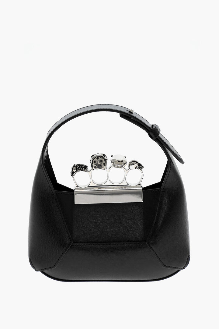 Alexander McQueen Leather JEWEL KNUCKLES Hobo Bag