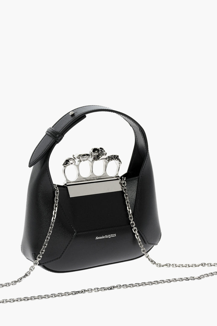 Alexander McQueen Leather JEWEL KNUCKLES Hobo Bag