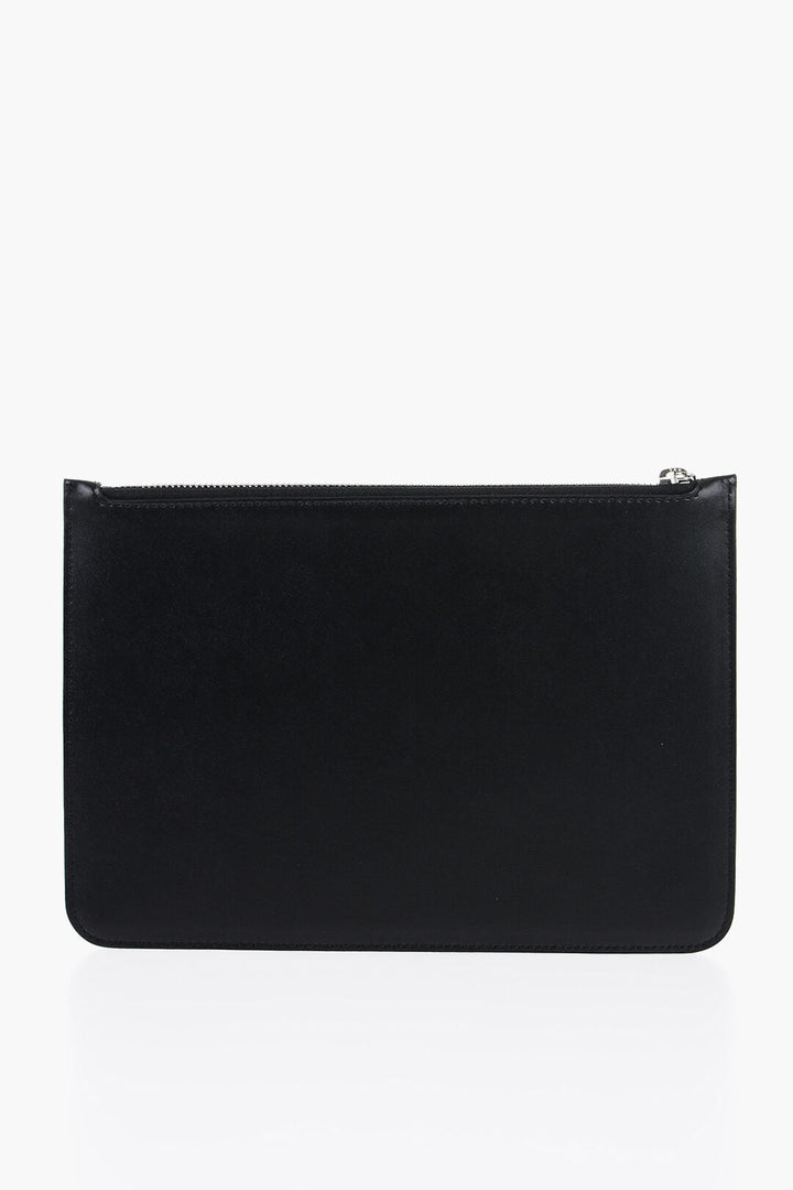 Neil Barrett Leather Pouch with Contrast Print