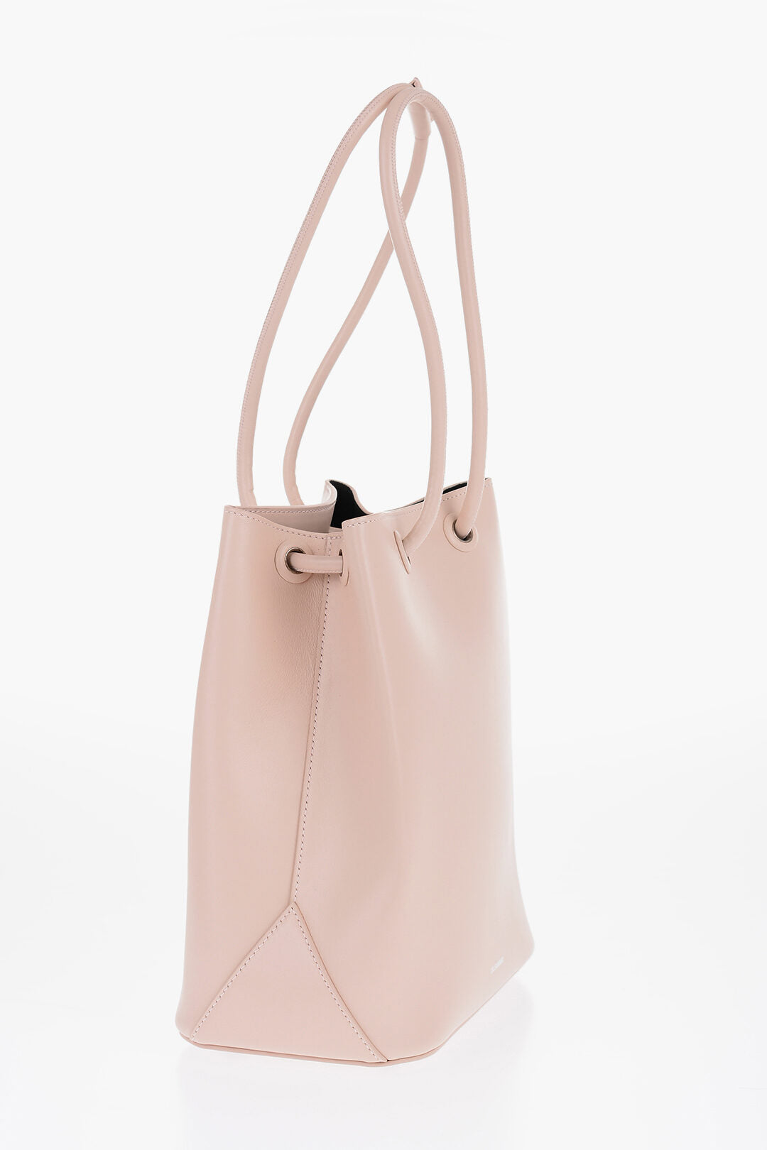 Jil Sander Leather Shopping Bag with Adjustable Handles
