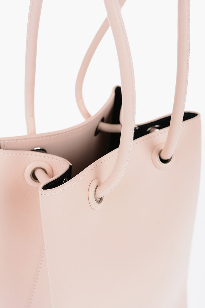 Jil Sander Leather Shopping Bag with Adjustable Handles