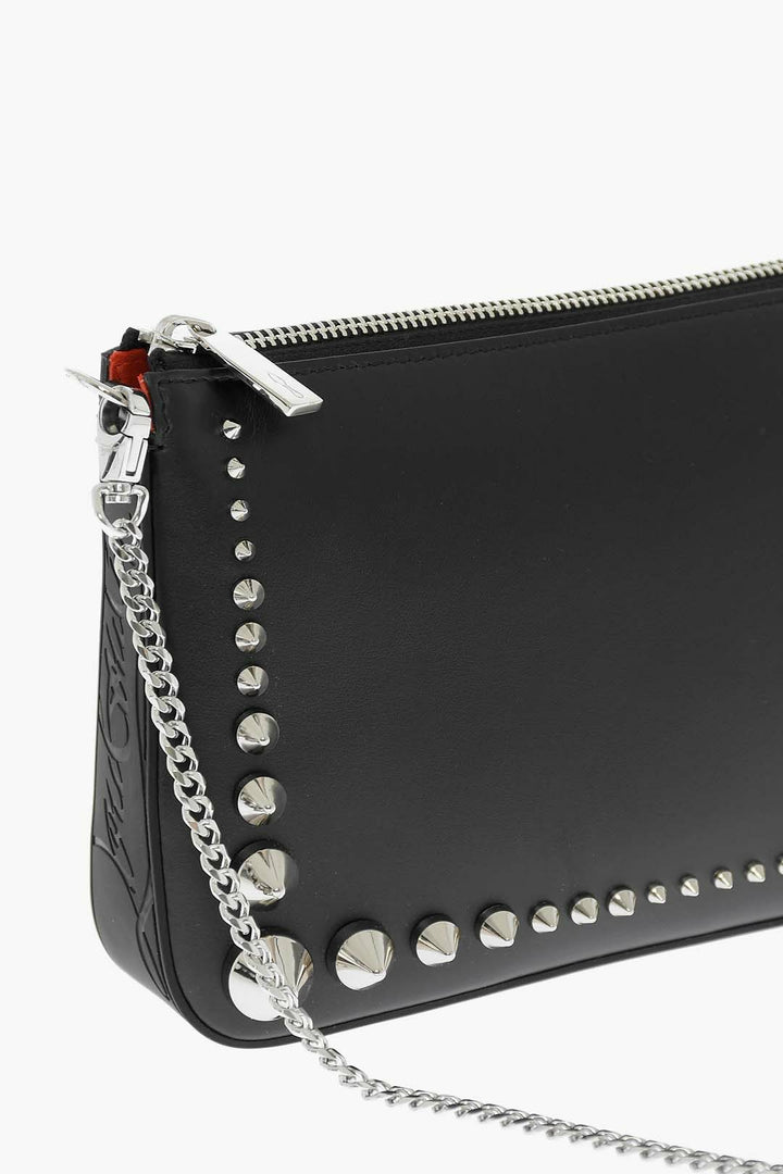 Christian Louboutin Leather Shoulder Bag with Studs