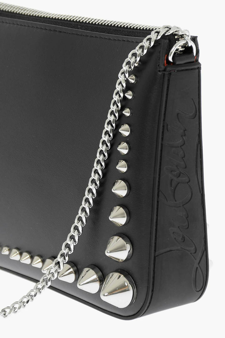 Christian Louboutin Leather Shoulder Bag with Studs