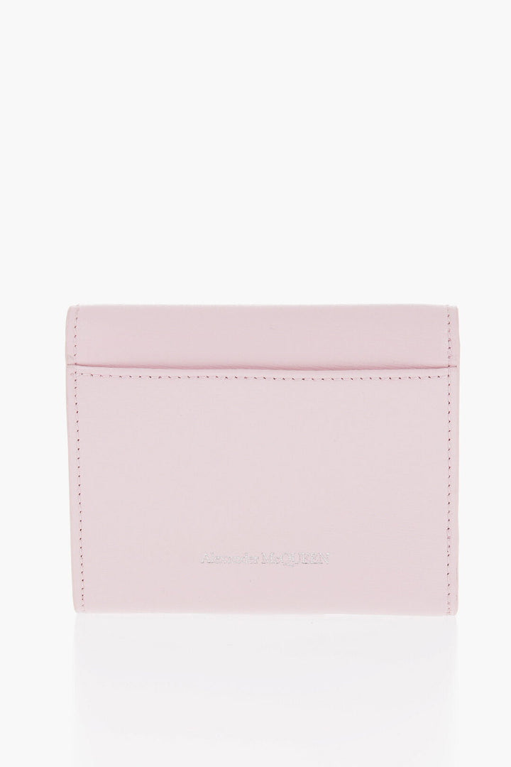 Alexander McQueen Leather Wallet with Monogram