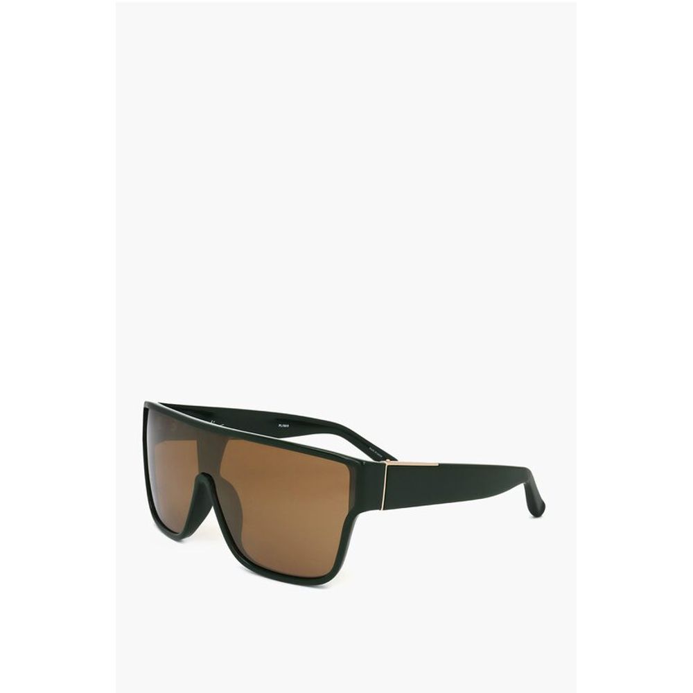 Linda Farrow - Linda Farrow PHILLIP LIM Shield Sunglasses with Plastic Frame - LIFR6869873314221GD - Ask Me Wear