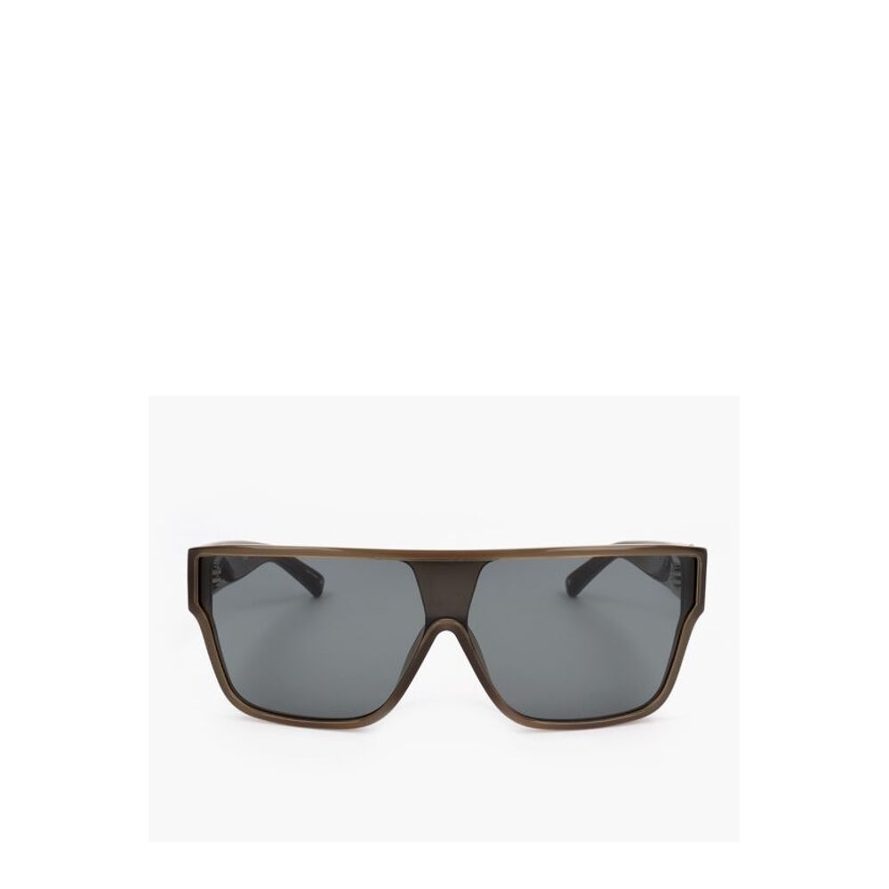 Linda Farrow - Linda Farrow PHILLIP LIM Shield Sunglasses with See Through Frame - LIFR6869893314223GD - Ask Me Wear