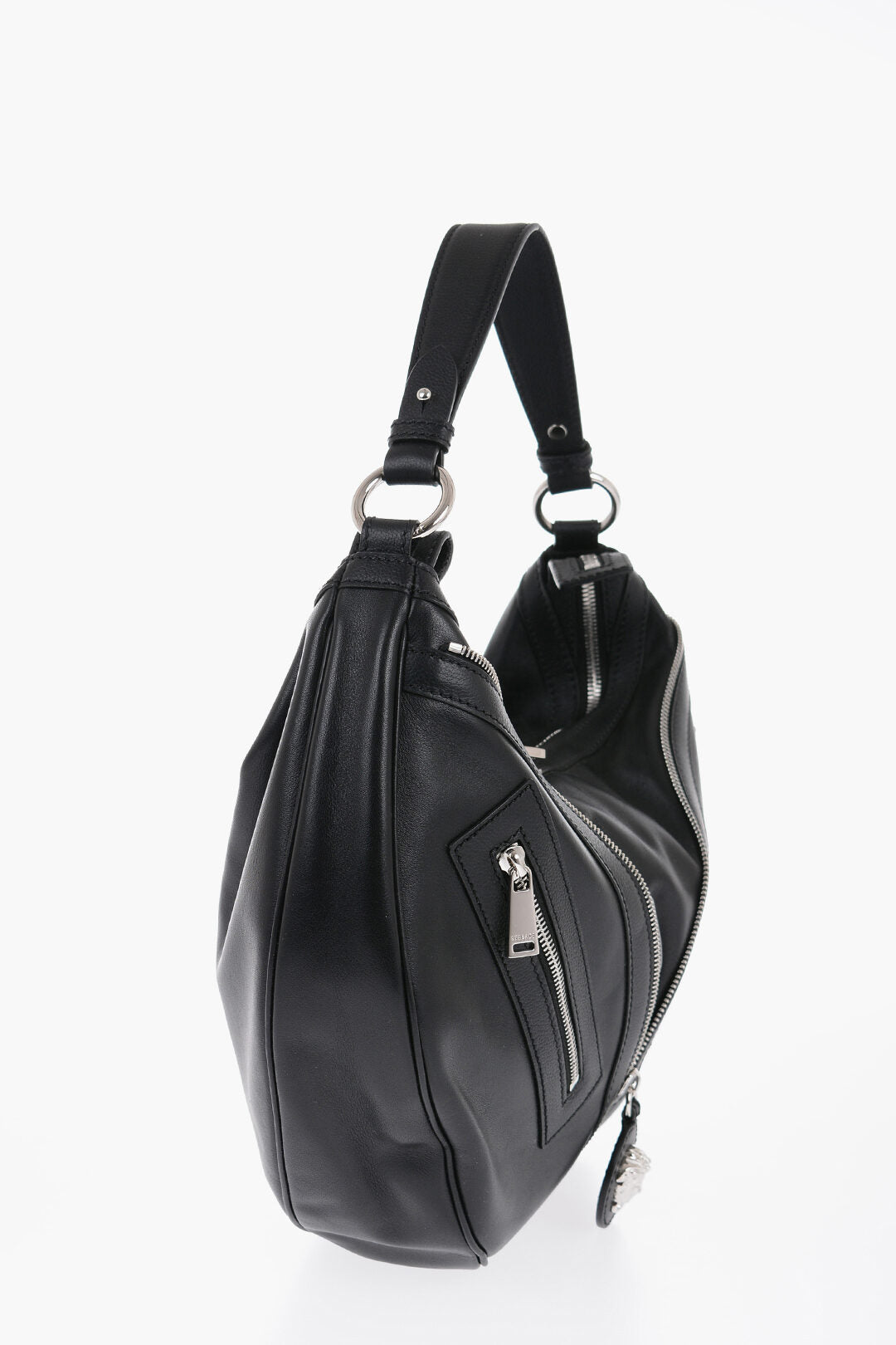 Versace Logoed REAPAT Hobo Bag with Zip Detail