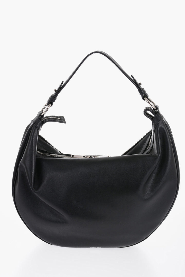 Versace Logoed REAPAT Hobo Bag with Zip Detail