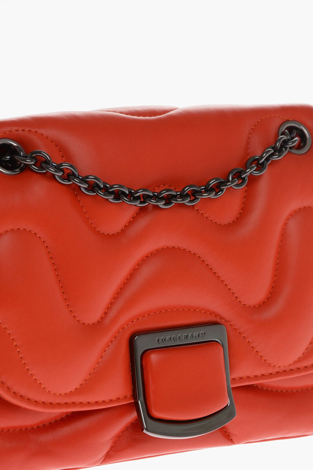 Bags - Longchamp Quilted BRIOCHE COCOON Bag with Chain Shoulder Strap - 001334364048 - Ask Me Wear