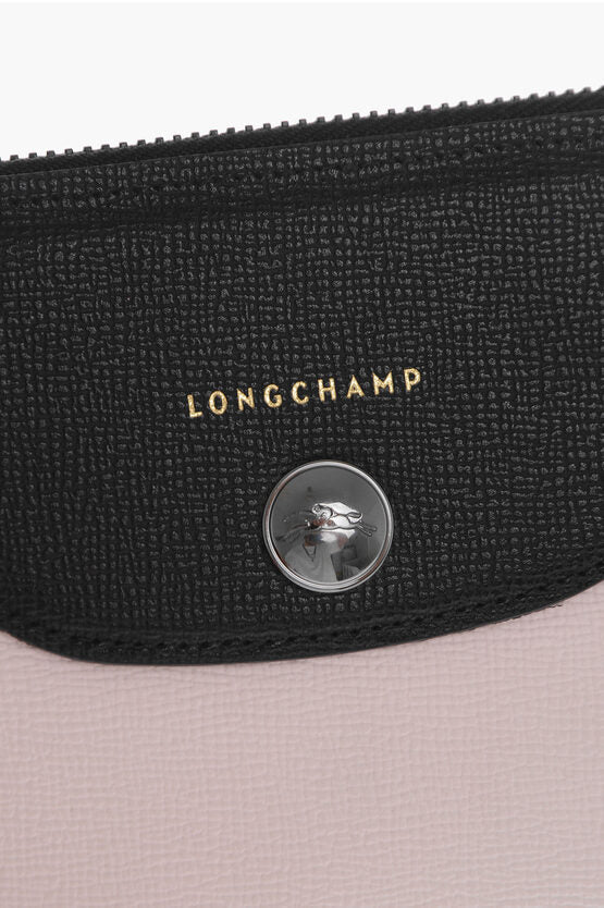 Accessories - Wallets & Card Holders - Longchamp Saffiano Leather Wallet with Card Shape Interior - 900161182924 - Ask Me Wear