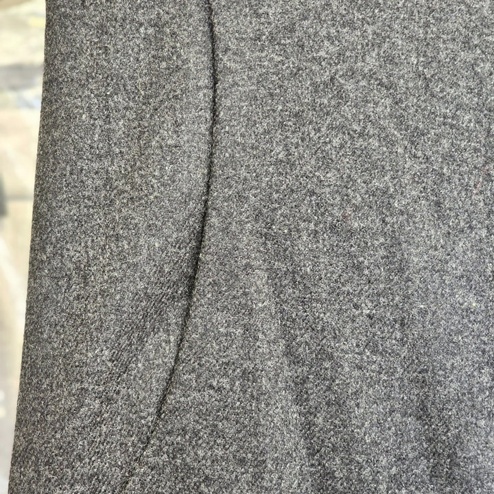  - Loro Piana Knee - Length Skirt - Dark Grey Melange - FAG3337 - Ask Me Wear