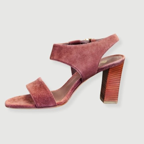 Loro Piana - Loro Piana Suede Sandal with Heel - FAE7893 - Ask Me Wear