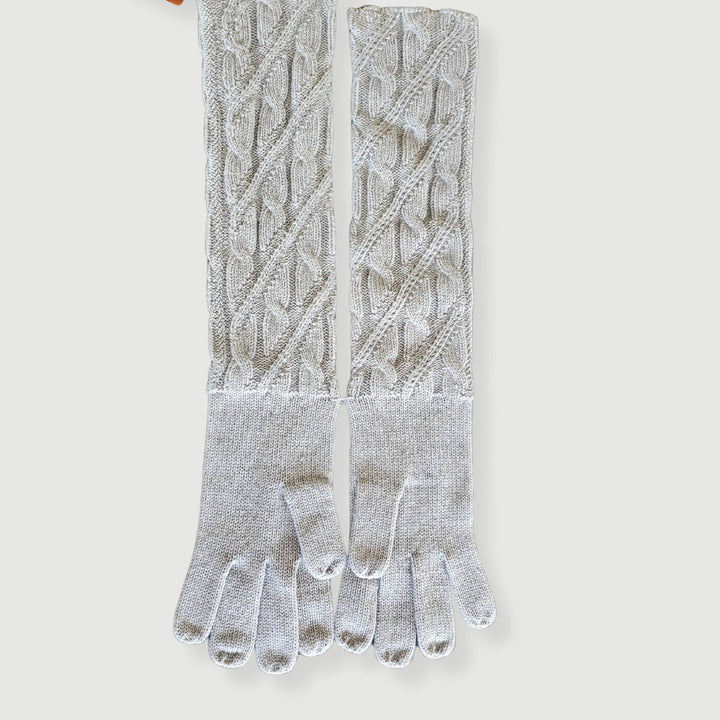 Belt - Loro Piana Women Gloves - Manchettes Courchevel Baby - 100% Cashmere - Ask Me Wear