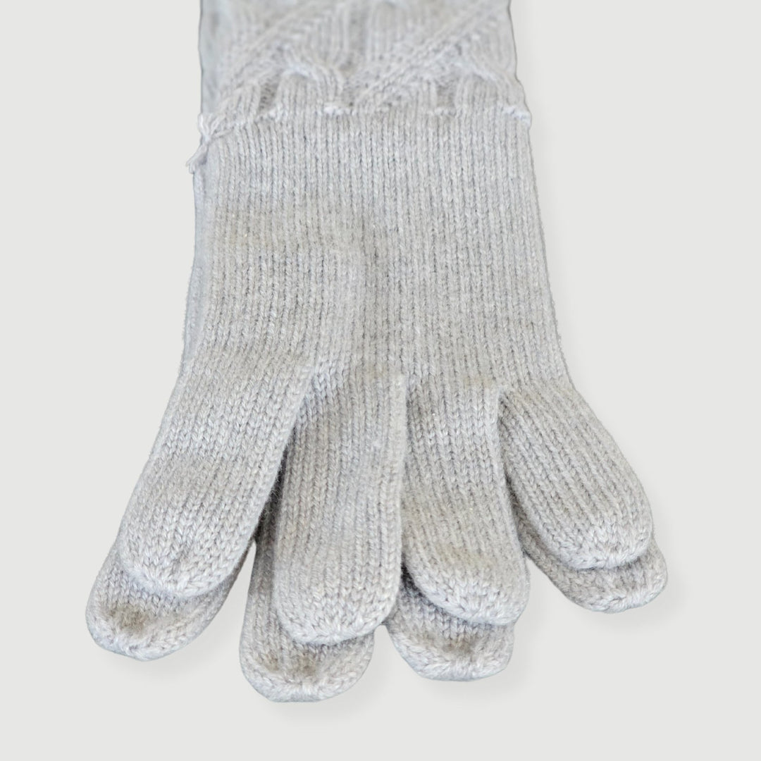 Belt - Loro Piana Women Gloves - Manchettes Courchevel Baby - 100% Cashmere - Ask Me Wear