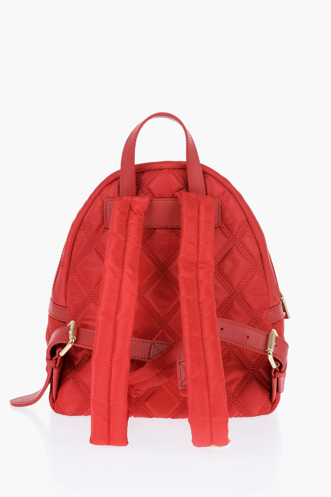 Moschino LOVE Quilted Backpack with Metallic Applications