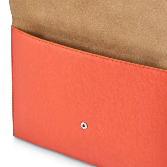 Ferragamo Leather Clutch with Strap