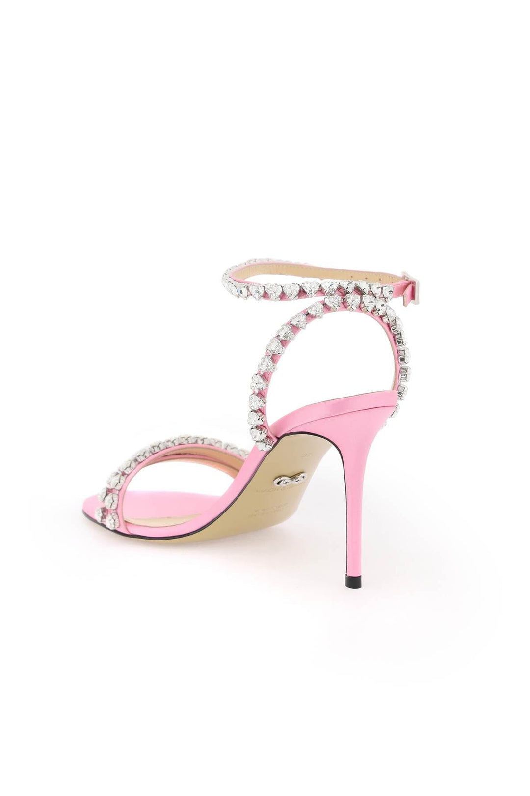 Shoes - Mach E Mach Audrey Sandals With Crystals - 241A14NSD000008 - PINK - 41 - Ask Me Wear