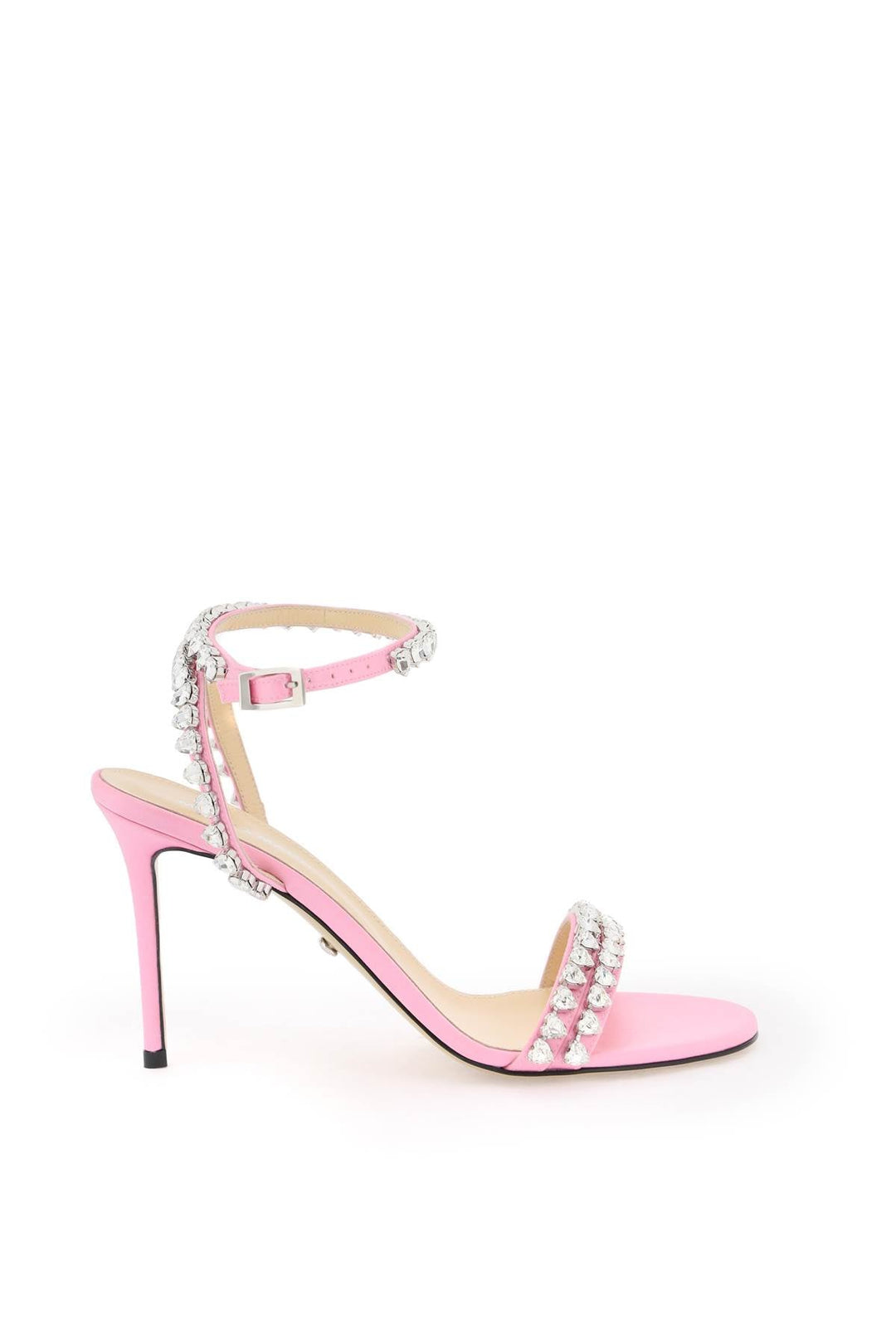 Shoes - Mach E Mach Audrey Sandals With Crystals - 241A14NSD000008 - PINK - 41 - Ask Me Wear