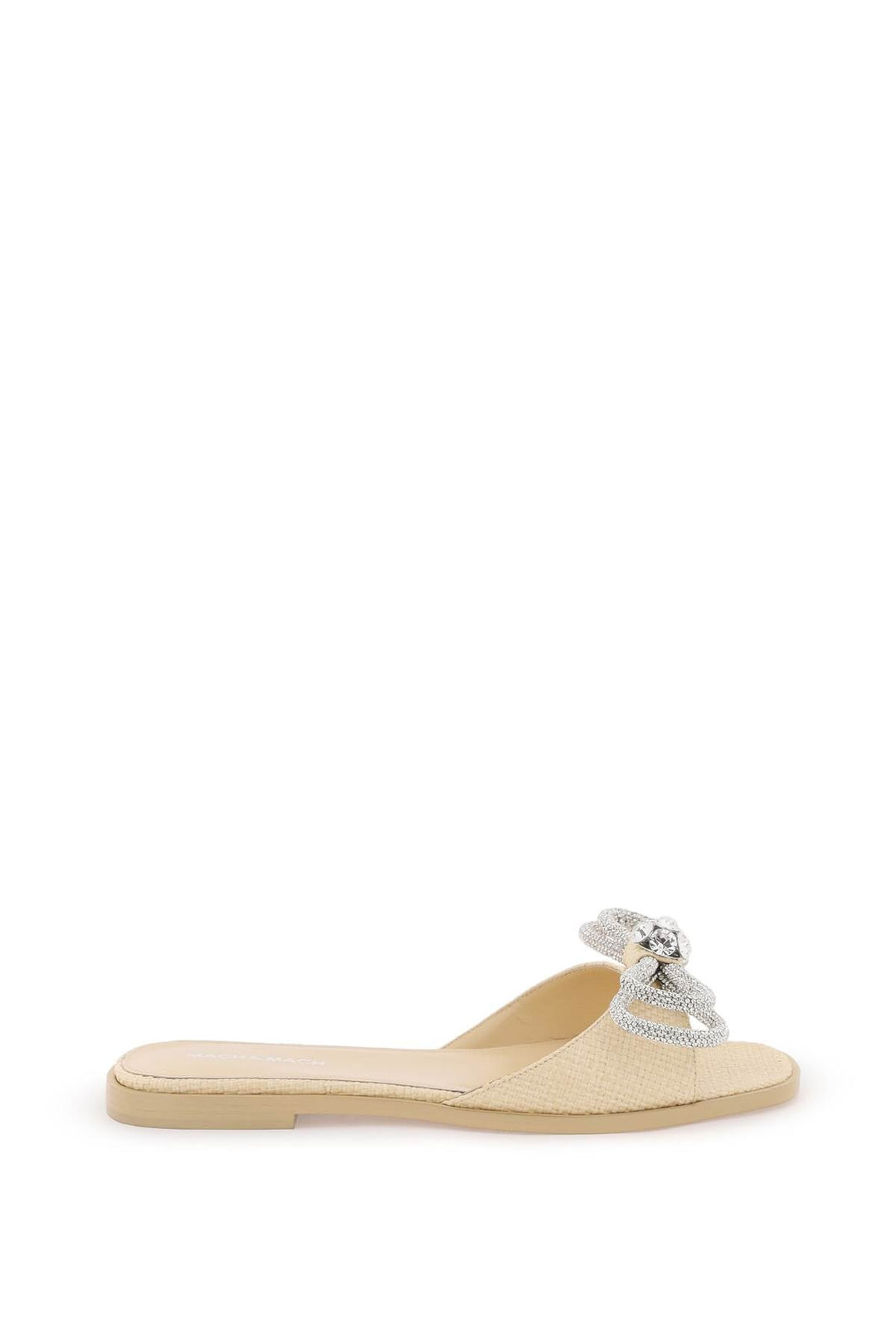 Shoes - Mach E Mach Double Bow Slides - 241A14NFL000004 - BEIGE - 36 - Ask Me Wear