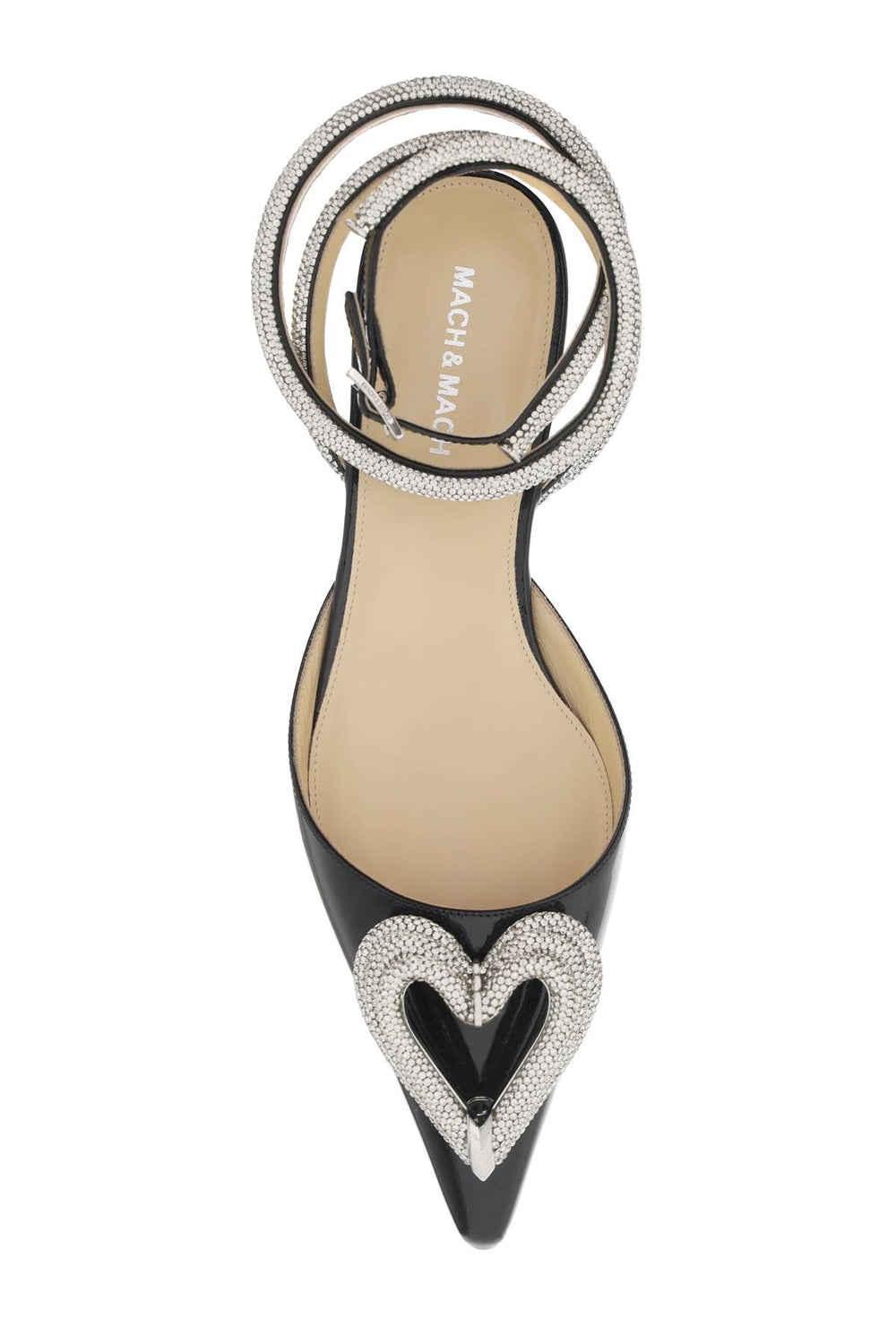 Shoes - Mach E Mach Triple Heart Ballet Flats - 241A14NFL000005 - BLACK - 36 - Ask Me Wear