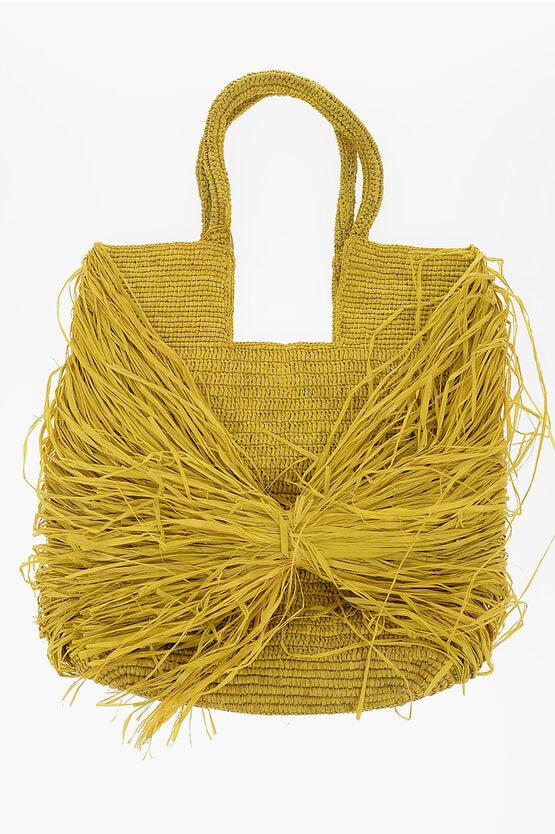 Bags - Made for a Woman Raffia KIFAFA Shoulder Bag with Fringes - 5500074109067 - Ask Me Wear