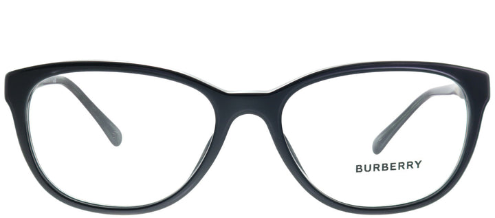 Burberry BE 2172 3001 Round Plastic Black Eyeglasses with Demo Lens