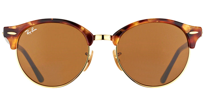 Ray-Ban Clubround RB 4246 1160 Clubmaster Plastic Tortoise/ Havana Sunglasses with Brown Lens