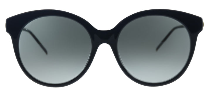 Gucci GG 0653S 001 Cat-Eye Acetate Black Sunglasses with Grey Gradient Lens