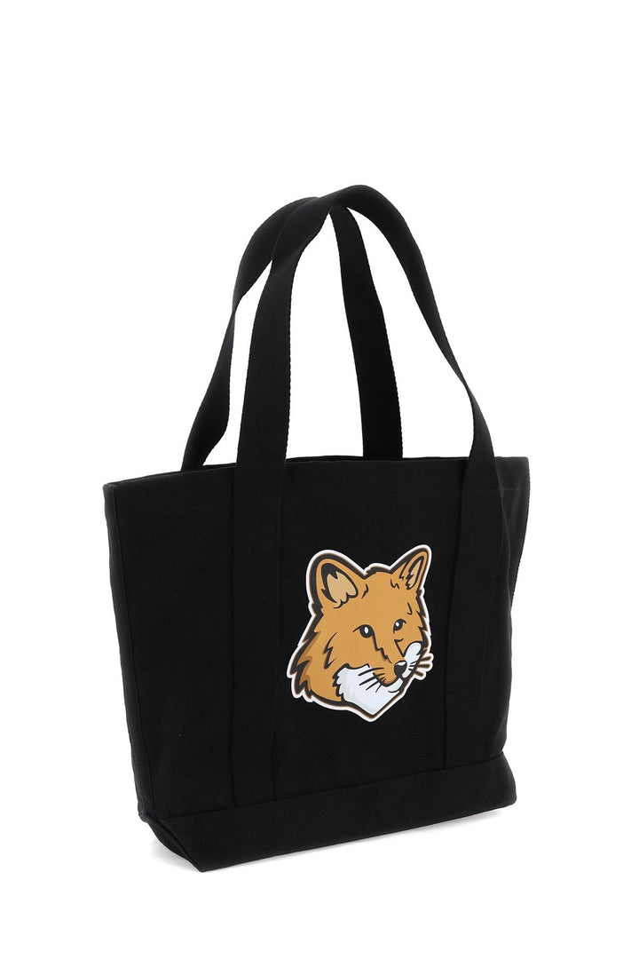 Bags - Maison Kitsune Fox Head Tote Bag - 242684FBS000001 - P199 - os - Ask Me Wear