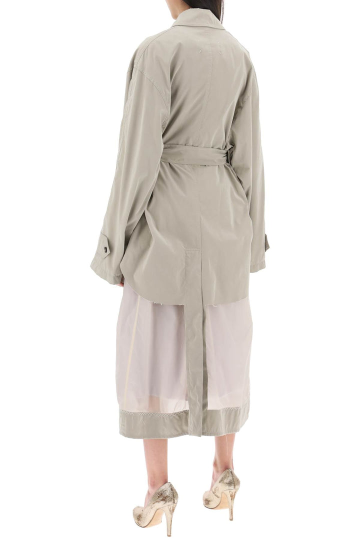 Clothing - Maison Margiela Reversible Trench Coat With Déco - 241098DIM000001 - 961SD - 40 - Ask Me Wear