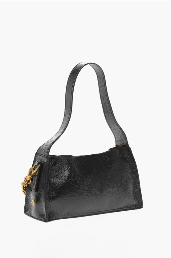 Bags - Manu Atelier Patent Leather KESME Bag with Chain - 8682091732491 - Ask Me Wear