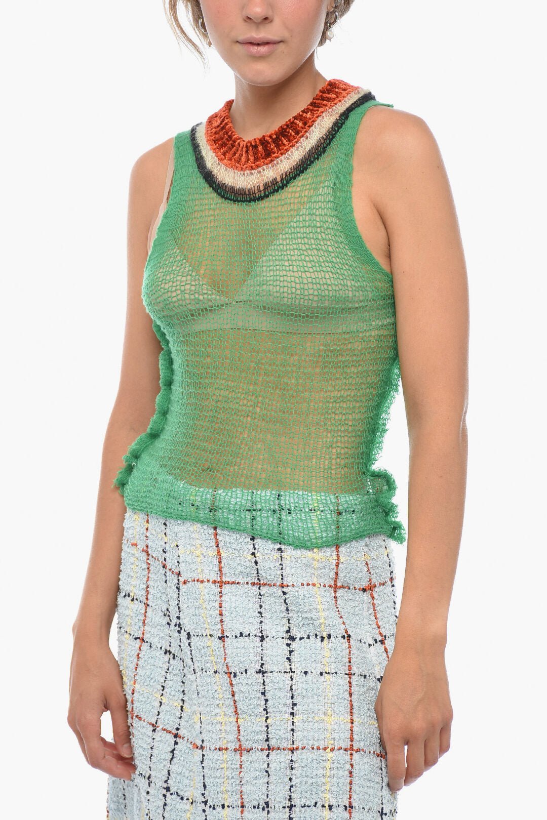 Marni - Other - Marni Cashmere Blend Tank Top with Corduroy Detail - 8050268323672 - Ask Me Wear