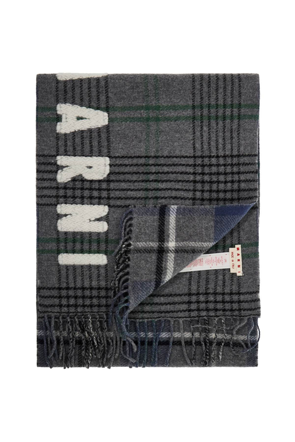 Other - Marni Double Check Wool Scarf In 8 - 242418ASC000002 - CHN15 - os - Ask Me Wear