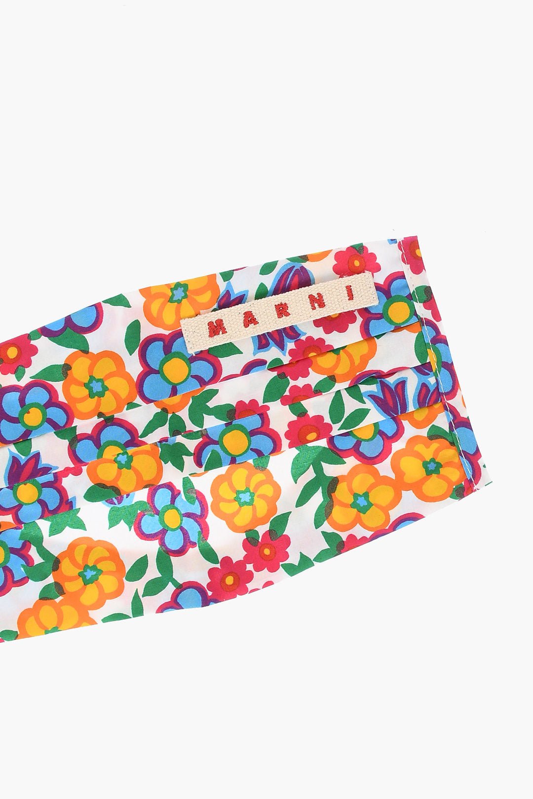 Accessories - Hats - Marni floral printed cotton face mask cover - 8051169086215 - Ask Me Wear