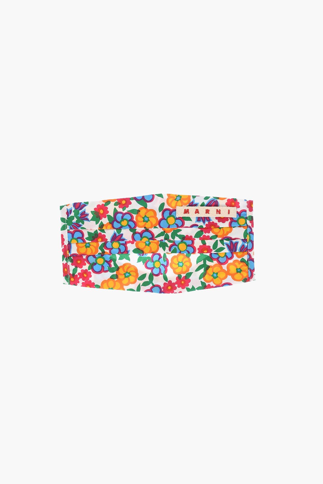 Accessories - Hats - Marni floral printed cotton face mask cover - 8051169086215 - Ask Me Wear