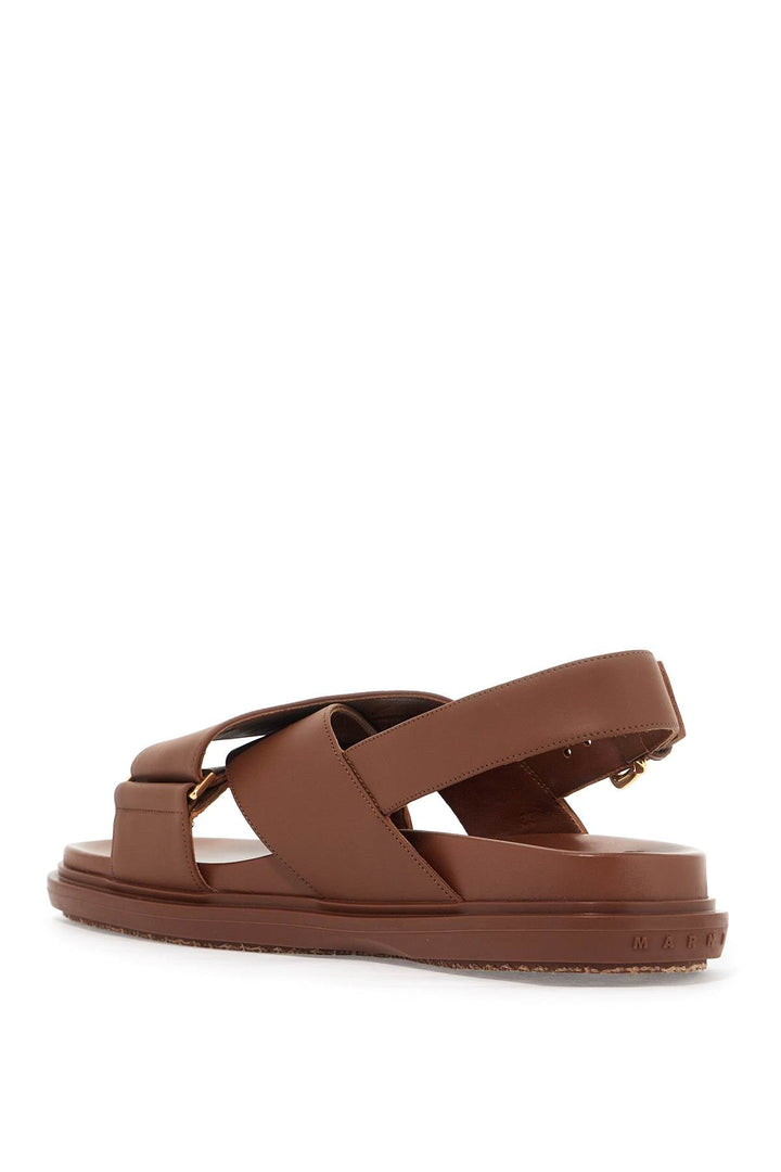 Shoes - Marni Fussbett Leather Sandals - 242418NSD000001 - 00M30 - 36 - Ask Me Wear