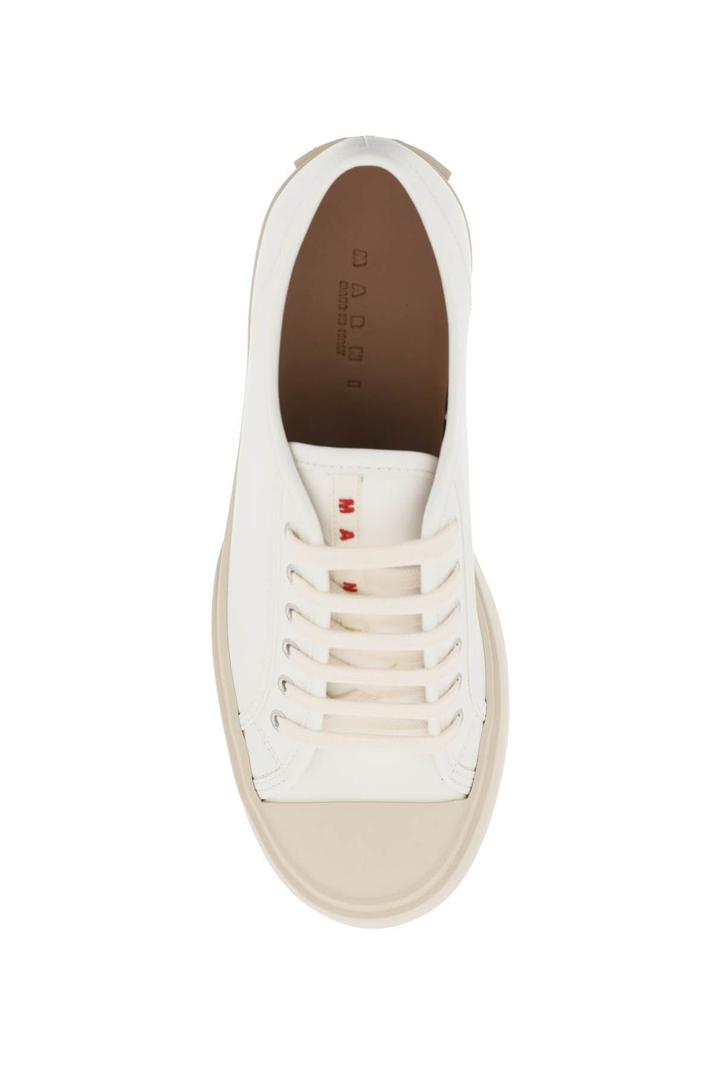 Shoes - Marni Leather Pablo Sneakers - 242418LSN000001 - 00W01 - 41 - Ask Me Wear