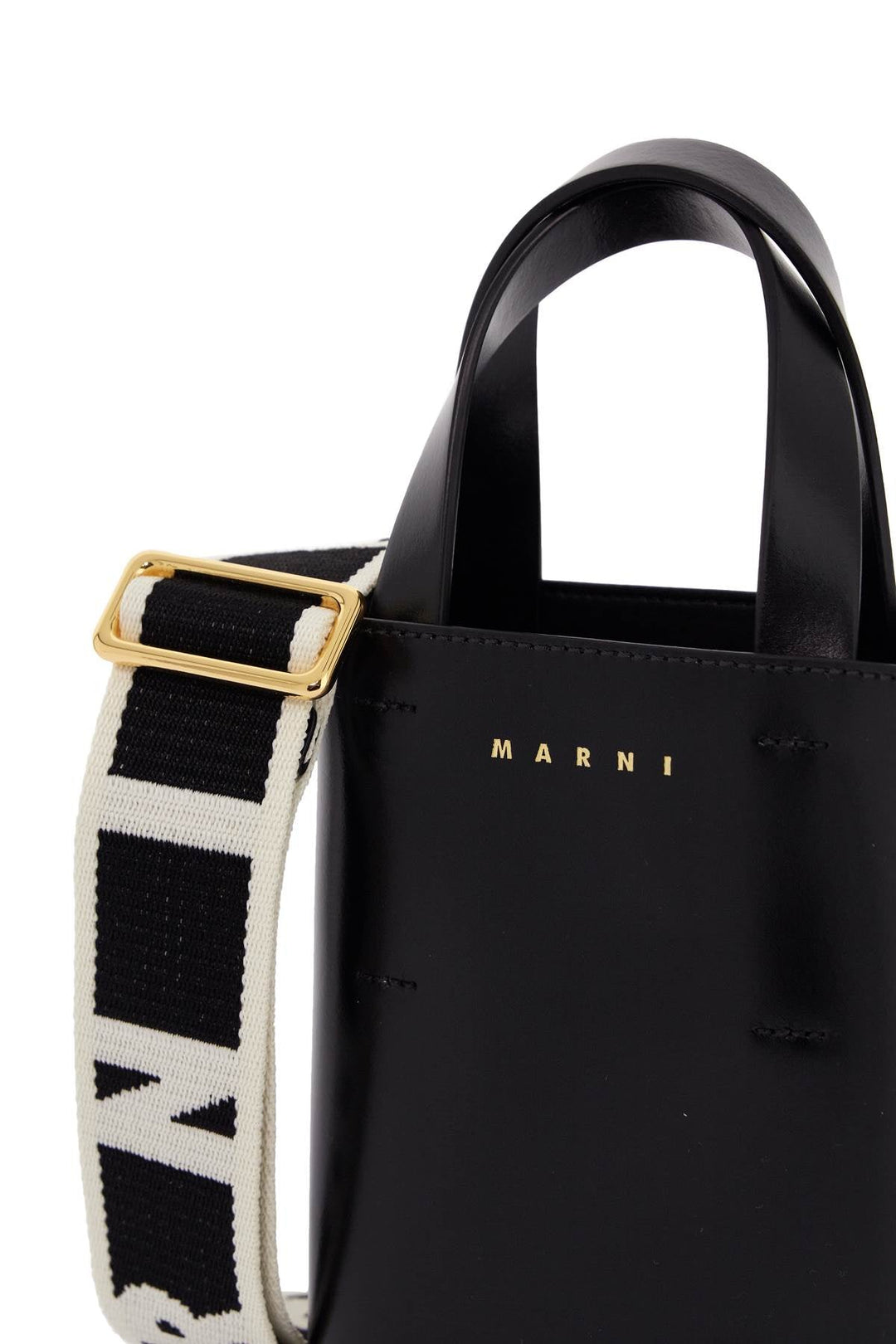 Bags - Marni Nano Museo Tote Bag - 242418ABS000008 - 00N99 - os - Ask Me Wear