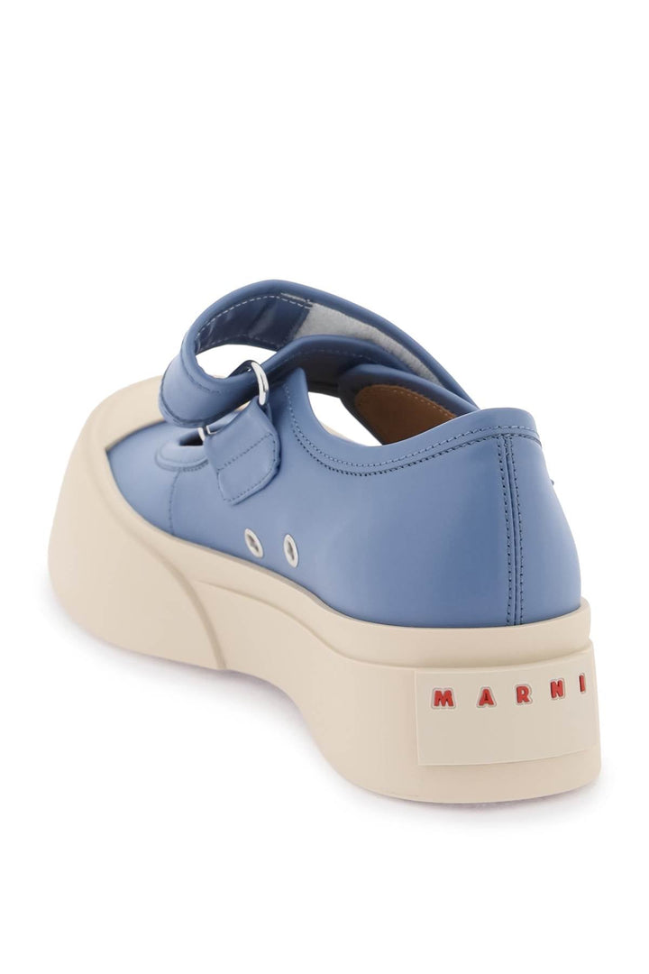 Shoes - Marni Pablo Mary Jane Nappa Leather Sneakers - 241418NSN000002 - 00B37 - 39 - Ask Me Wear