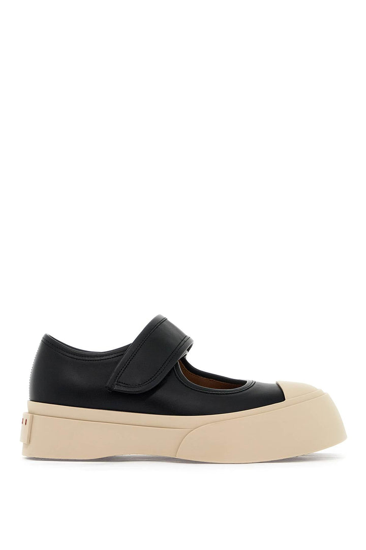 Shoes - Marni Pablo Mary Jane Nappa Leather Sneakers - 242418NCX000001 - 00N99 - 37 - Ask Me Wear