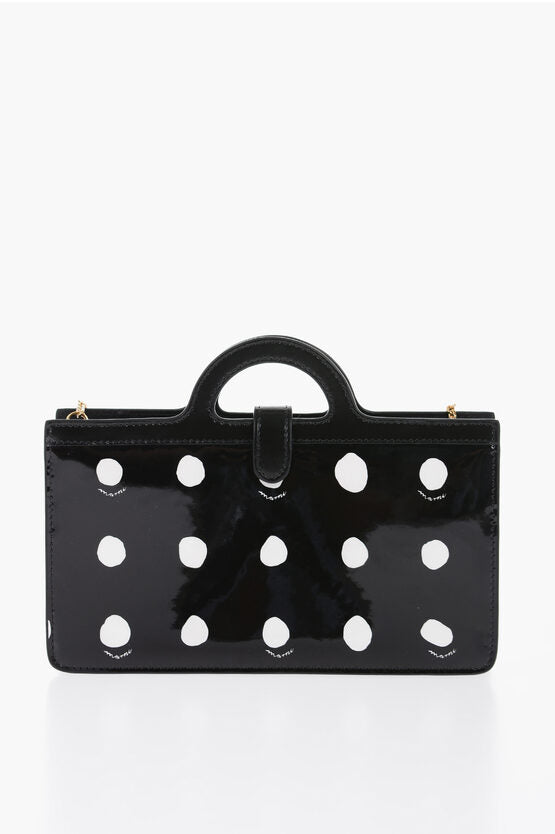 Accessories - Wallets & Card Holders - Marni Patent Leather Polka - dot Wallet with Tropicalia Chain - GC320231000106 - Ask Me Wear