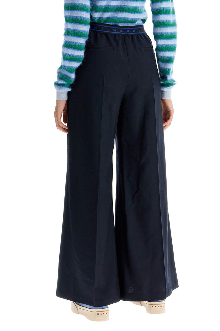 Other - Marni Tropical Wool Palazzo Pants For - 242418DPN000001 - 00B99 - 38 - Ask Me Wear