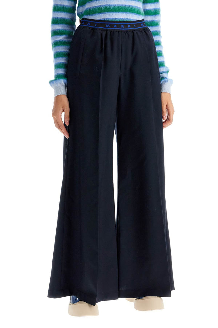 Other - Marni Tropical Wool Palazzo Pants For - 242418DPN000001 - 00B99 - 38 - Ask Me Wear